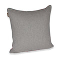 KONA CAVE® Luxury pillow covers in grey flannel with authentic Royal Stewart Tartan trim.  Elegant Holiday Pillow covers.  Christmas Pillows. British.