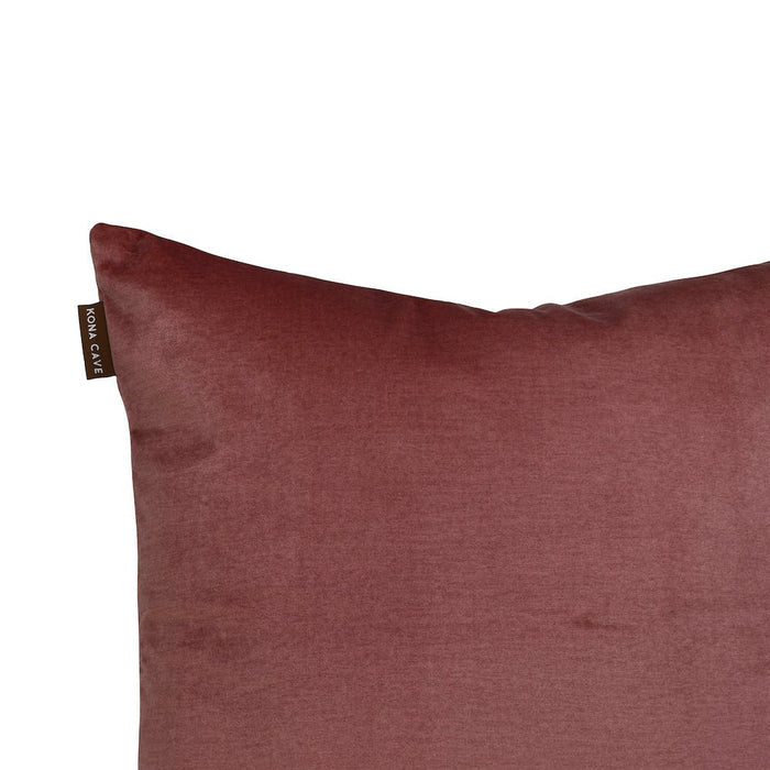 KONA CAVE® Cushion cover in pale pink velvet. washable, high-quality, soft, beautiful