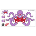 Detroit Red Wings Repositionable Wall Decal Set - Mascot