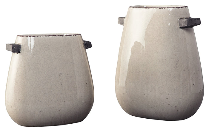 Diah A2000109 Tan Vase Set 2CN