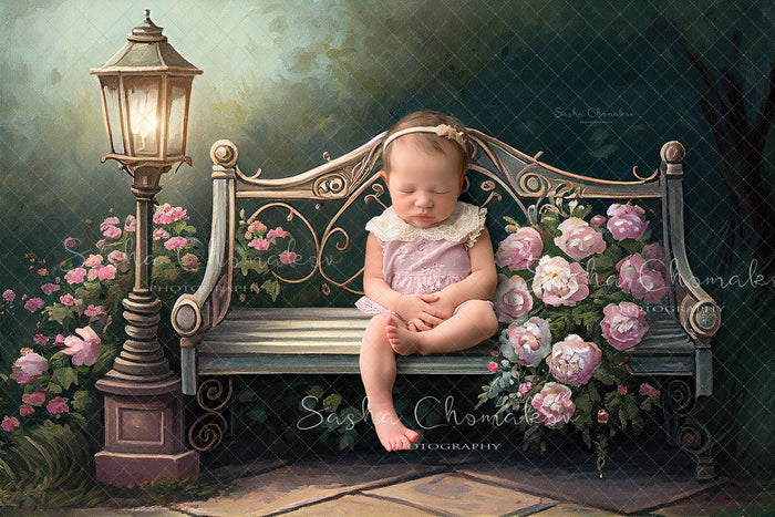 Digital  Backdrop Ai generated  and hand painting
