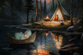 Digital  Backdrop Ai generated  and hand painting