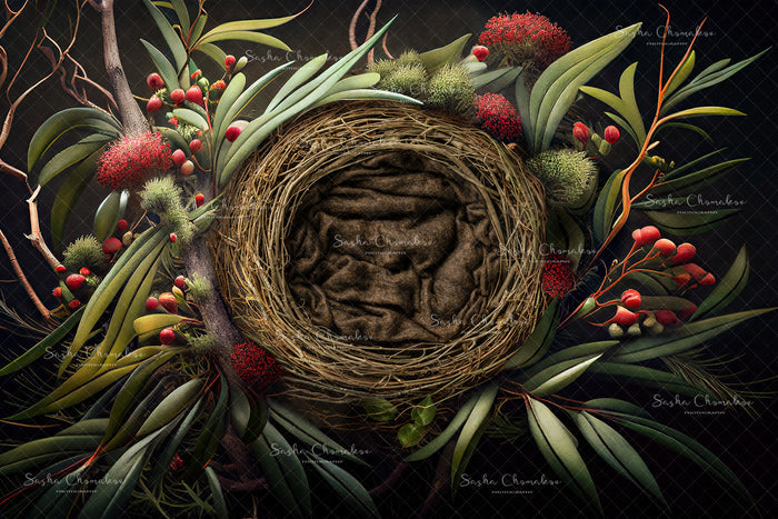 Digital  Backdrop Ai generated  and hand painting