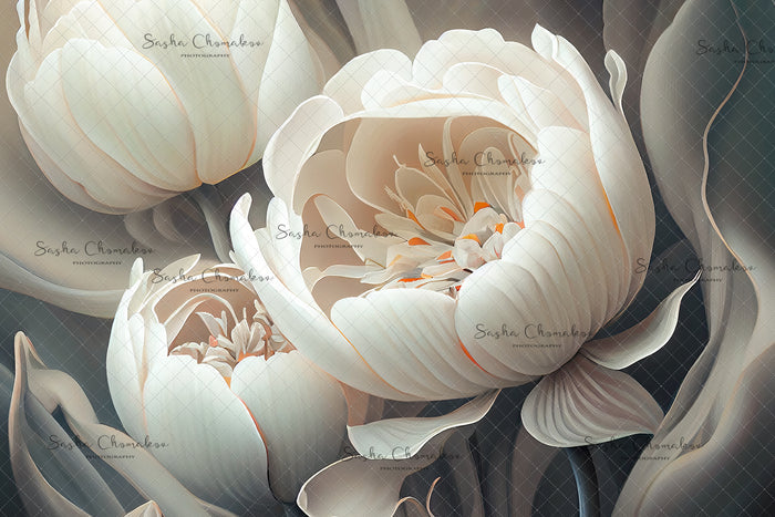 Digital  Backdrop Ai generated  and hand painting