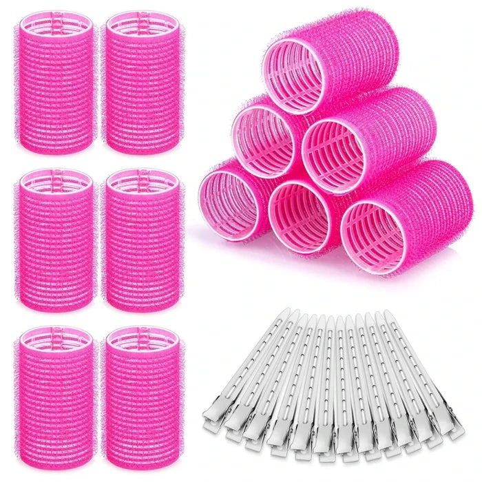 DIY Hair Curling Rollers Set | Multi-Size Plastic Curl & Bang Styling Tool - The PM Edit