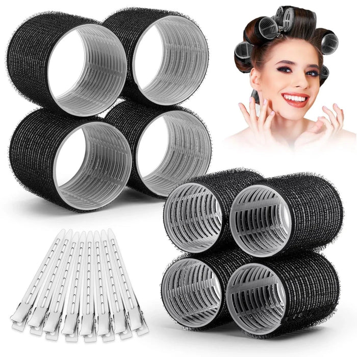 DIY Hair Curling Rollers Set | Multi-Size Plastic Curl & Bang Styling Tool - The PM Edit