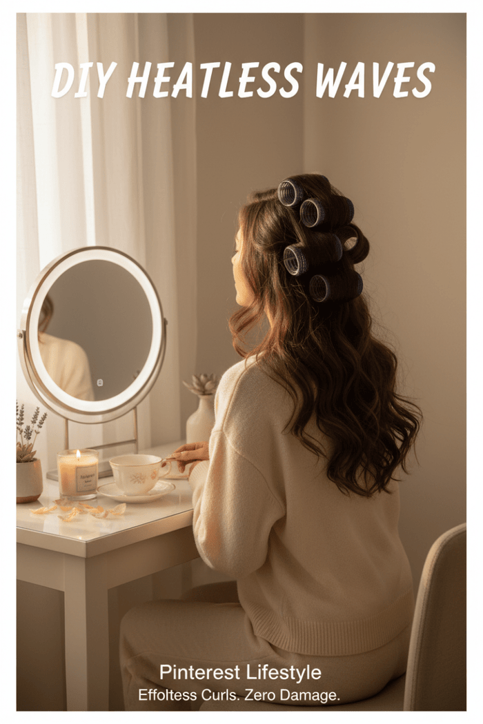 DIY Hair Curling Rollers Set | Multi-Size Plastic Curl & Bang Styling Tool - The PM Edit