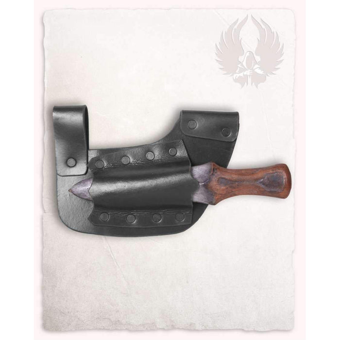 Doran Throwing Dagger Sheath Horizontal-GoblinSmith