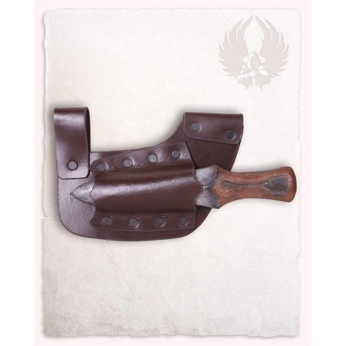 Doran Throwing Dagger Sheath Horizontal-GoblinSmith