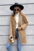 Double-Breasted Lapel Collar Blazer