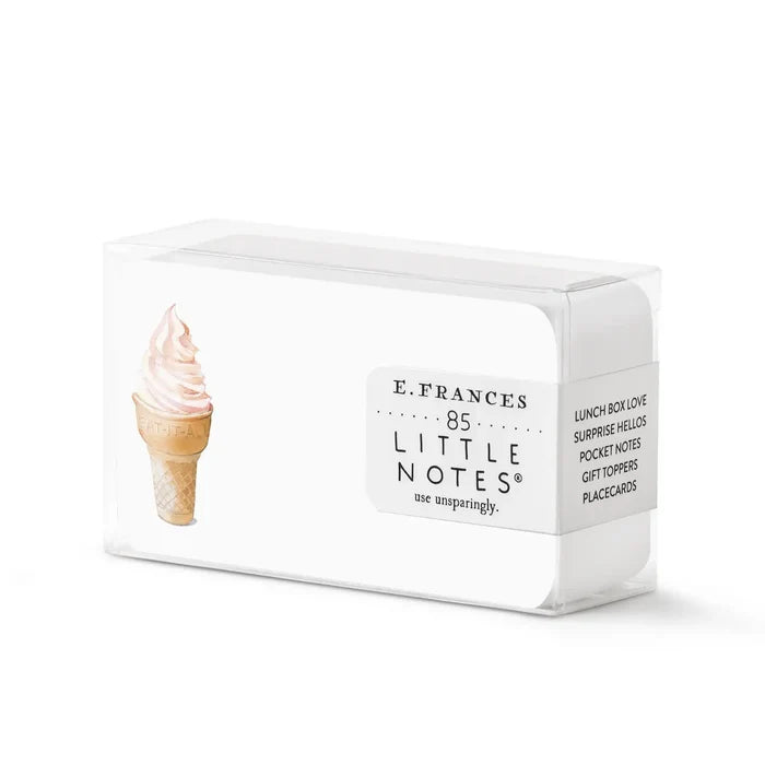 E Frances Little Notes -Ice Cream