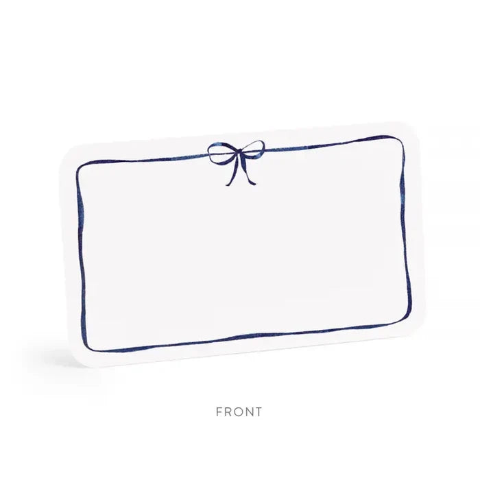 E Frances Little Notes -Navy Bow