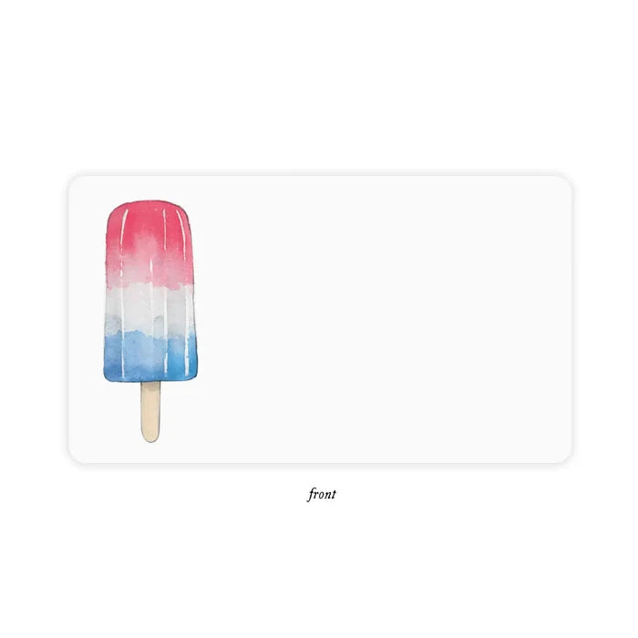 E Frances Little Notes -Patriotic Popsicle