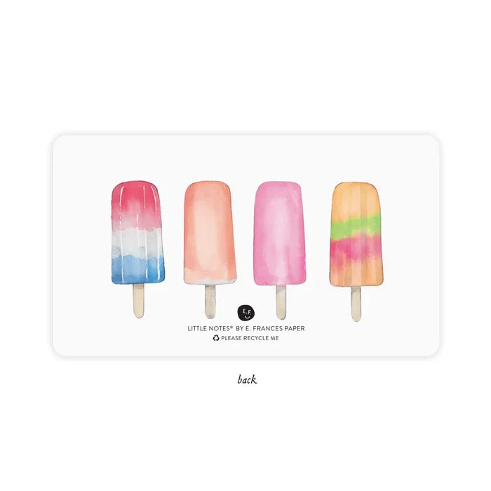 E Frances Little Notes -Patriotic Popsicle