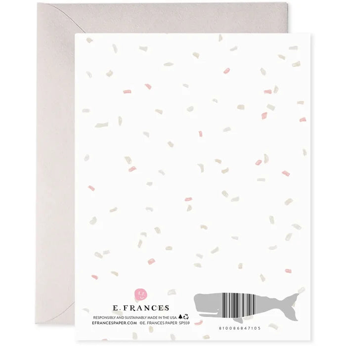 E Frances Wedding Card -Frosted Cake