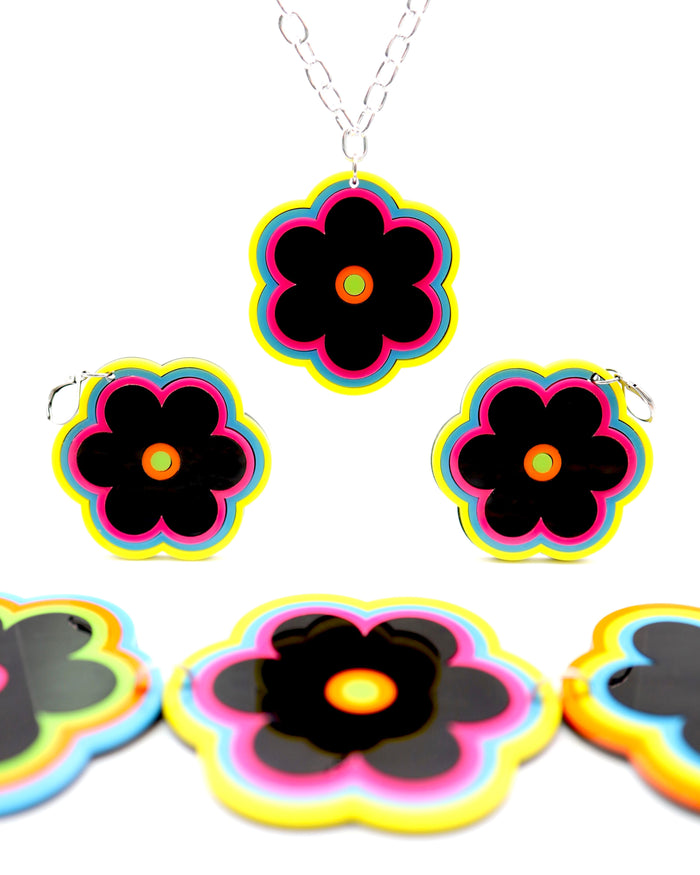 Electric Bloom Choker Necklace, Choker, - One Stop Rave