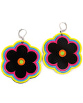 Electric Bloom Earrings, Dangle Earrings, - One Stop Rave