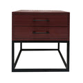 Ellie Side Table with 2 Drawer