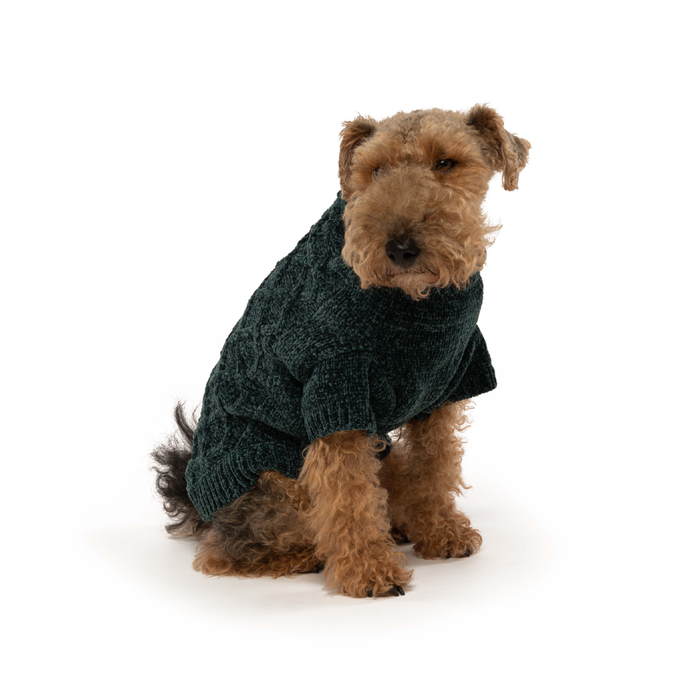 fabdog® Emerald Chenille Sweater Apparel