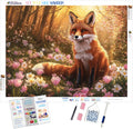 Enchanted Spring Fox in a Blooming Forest