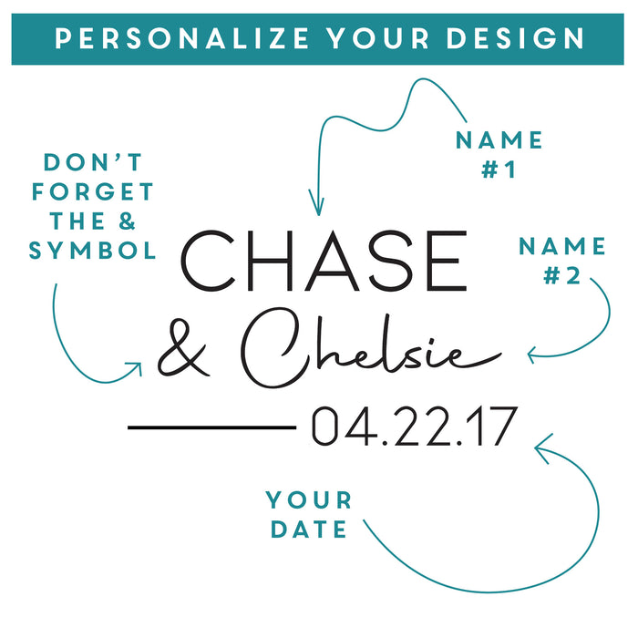 Engagment Set of 2 Champange Glasses with Gift Box, Design: N6