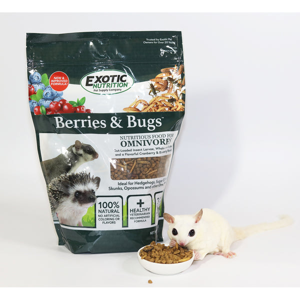 Exotic Nutrition Berries & Bugs Sugar Glider Food & Hedgehog Food