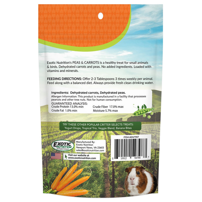 Exotic Nutrition Peas & Carrots
