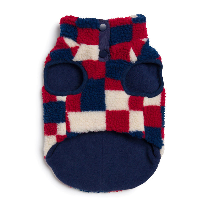 fabdog® Fab Ski Navy Sherpa Vest Apparel