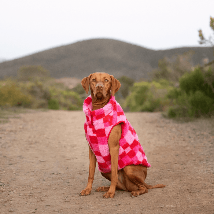 fabdog® Fab Ski Pink Sherpa Vest Apparel