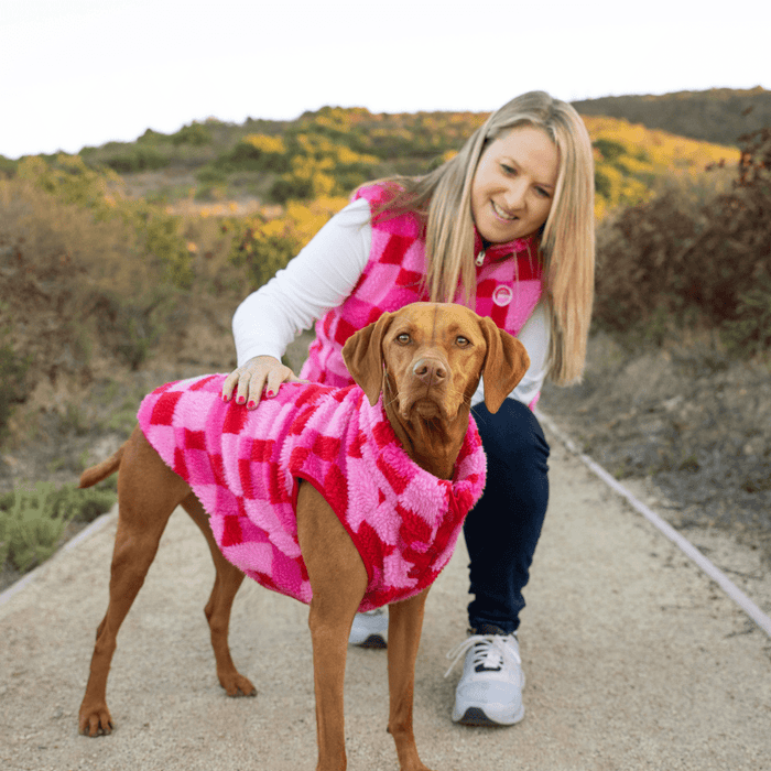 fabdog® Fab Ski Pink Sherpa Vest Apparel