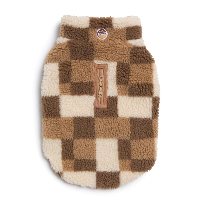 fabdog® 8" Fab Ski Tan Sherpa Vest Apparel
