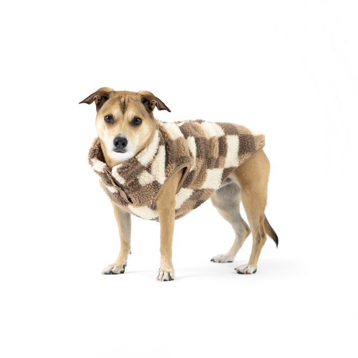 fabdog® Fab Ski Tan Sherpa Vest Apparel