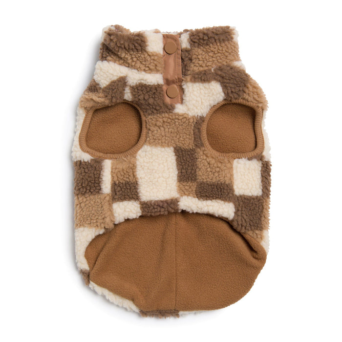 fabdog® Fab Ski Tan Sherpa Vest Apparel