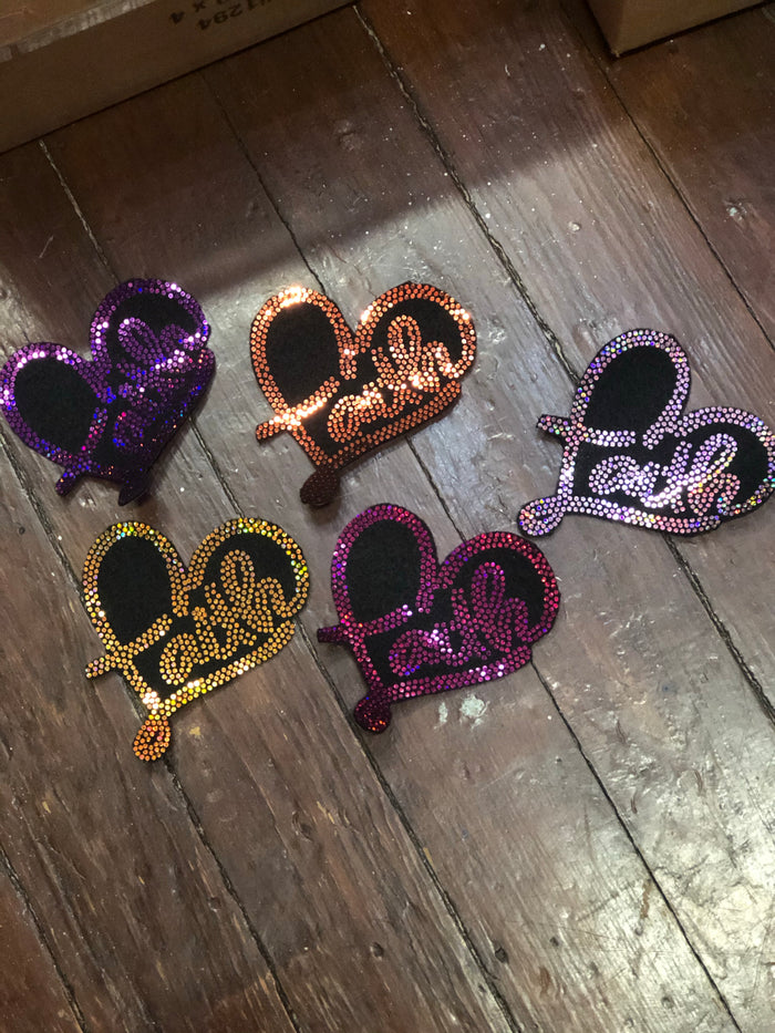 Faith Heart BLING PATCH