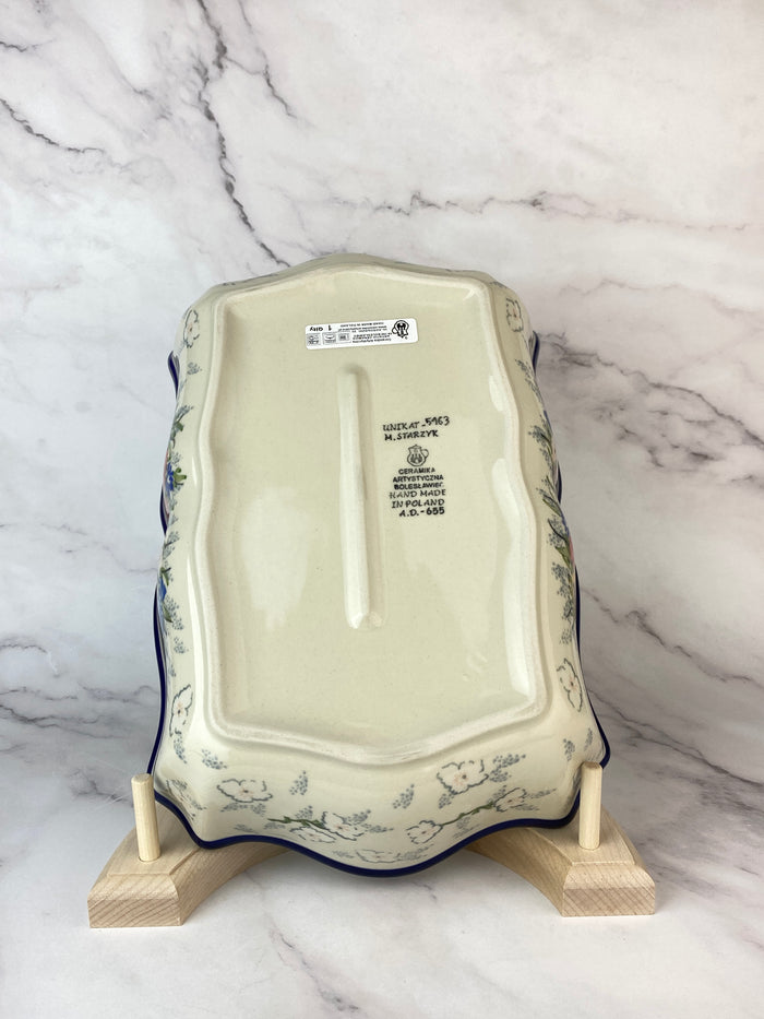 Fancy Unikat Rectangular Baker / Bowl - Shape A51 - Pattern U5163
