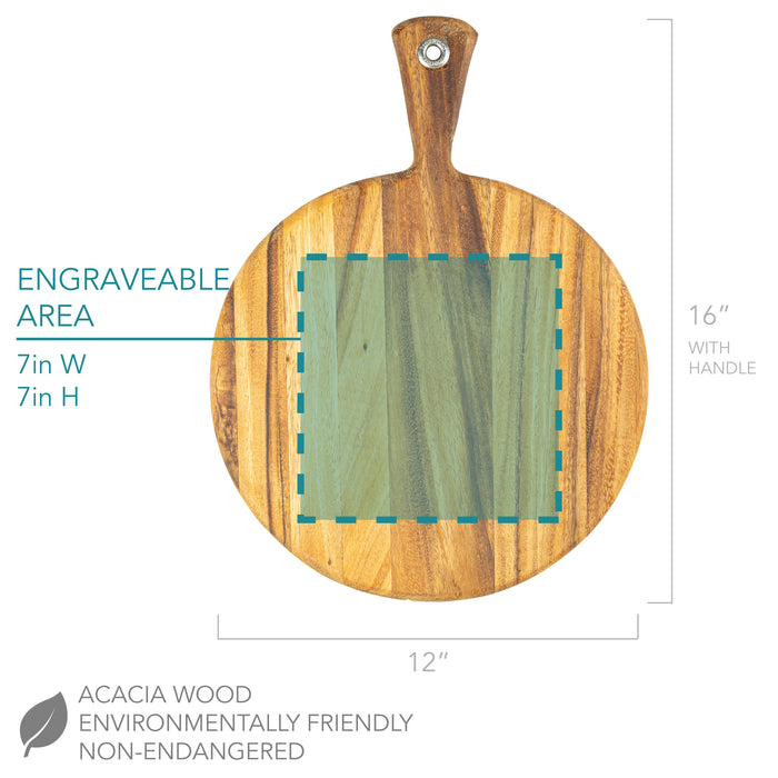 Father's Round Cheese Board, Design: DADEST