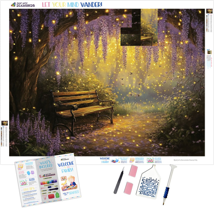 Fireflies in the Wisteria Grove