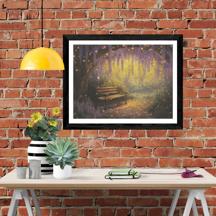 Fireflies in the Wisteria Grove