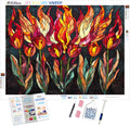 Flaming Tulips of the Phoenix Garden