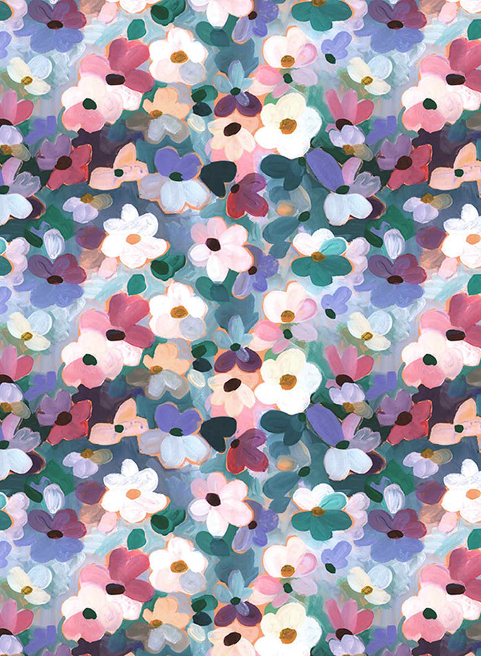 Floral halcyon, Wallpaper
