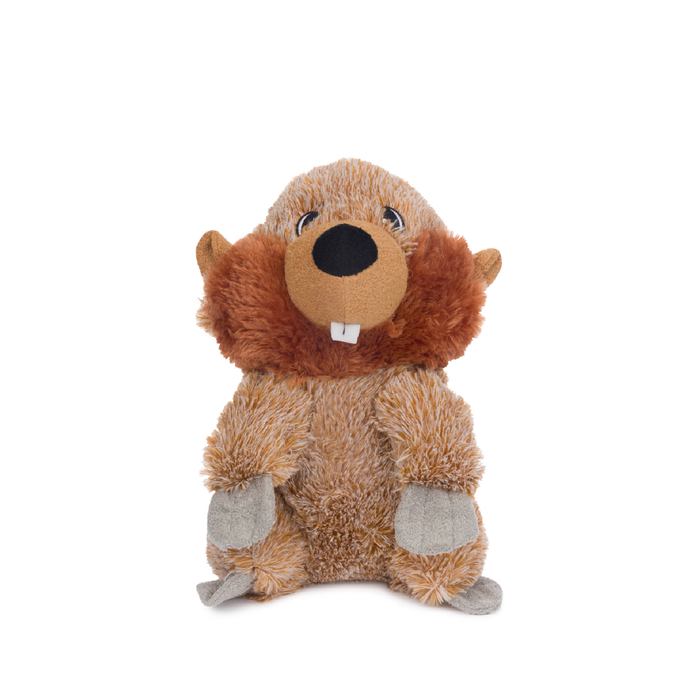 fabdog® Fluffy Beaver Dog Toys