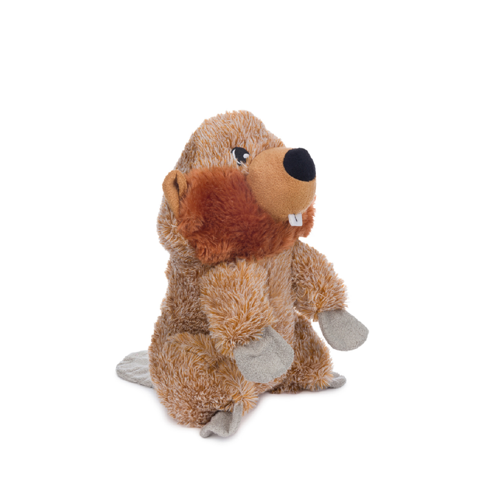 fabdog® Fluffy Beaver Dog Toys