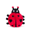 fabdog® Fluffy Ladybug Dog Toys
