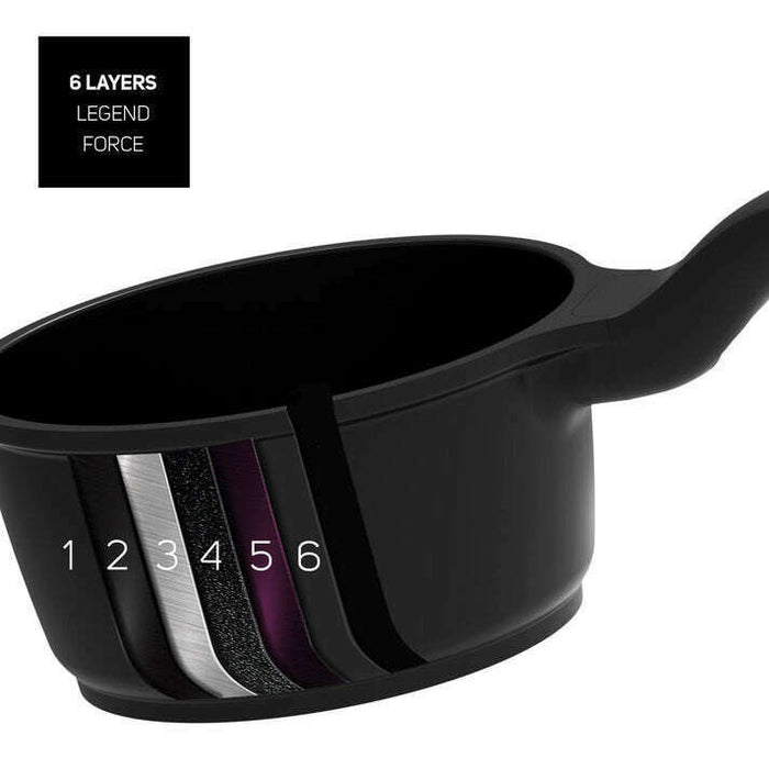 Forged Aluminum Casserole Dish 1.8L SaucePan Forged Aluminum Casserole Dish 1.8L Forged Aluminum Casserole Dish 1.8L Taurus