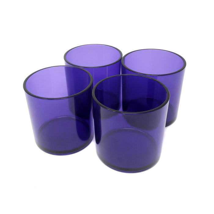 Four Purple Dansk Stacking Tumblers by Gunnar Cyren