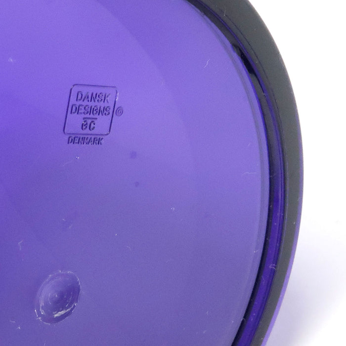 Four Purple Dansk Stacking Tumblers by Gunnar Cyren