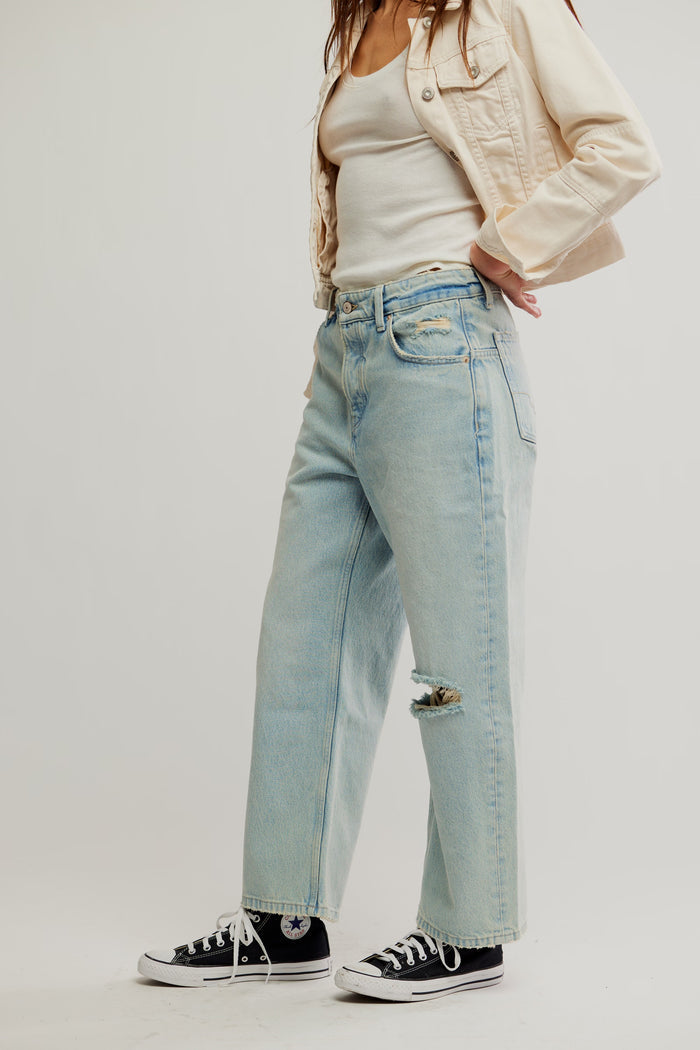 Free People | Deep Trace Dropped BF Jean