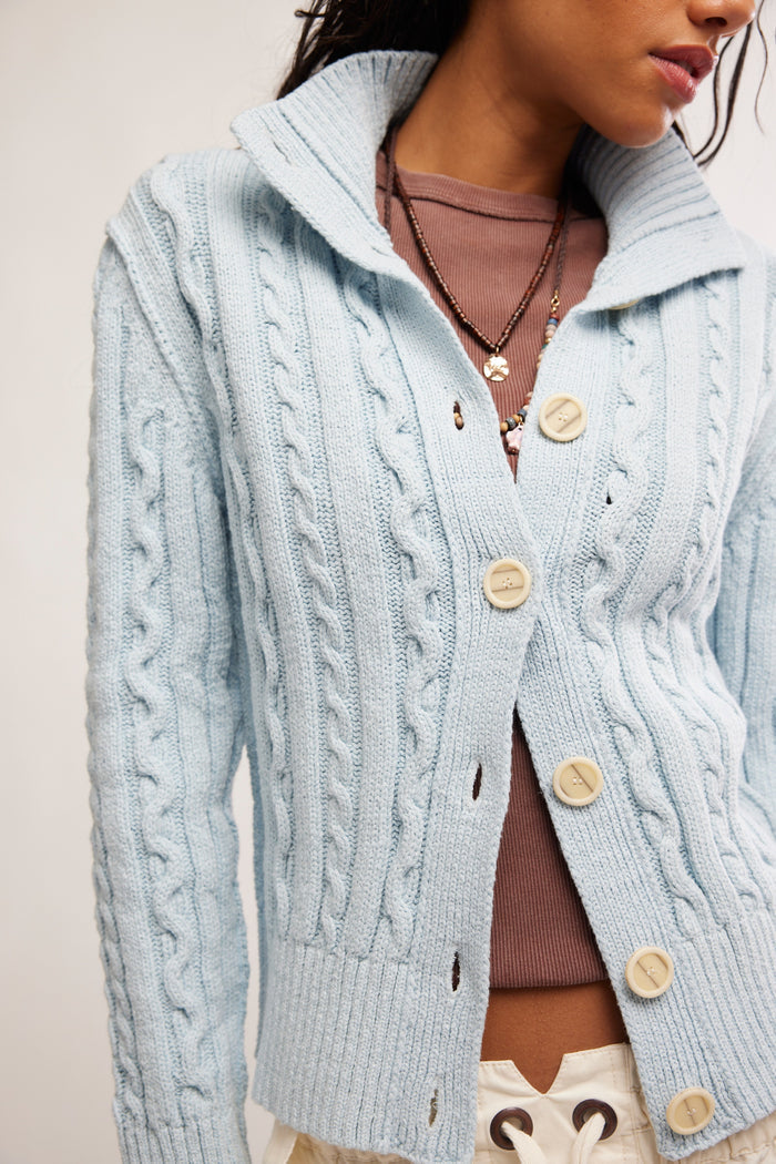 Free People | WTF Cable Collar Cardi