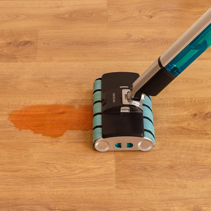 FreeGo Double Brush Mop w/Water Spray