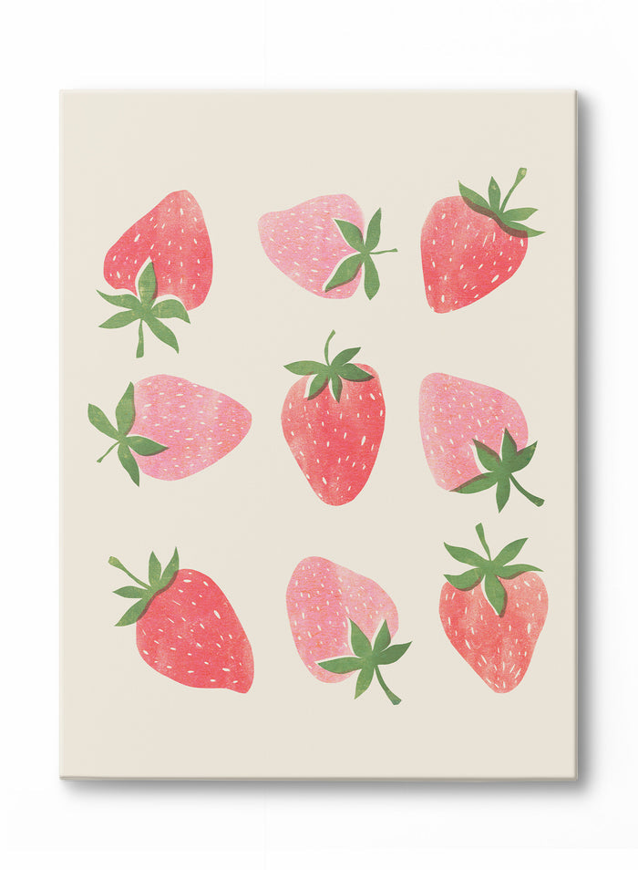 Fresh Strawberries, Canvas